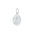 Pingente Rosa Mistica Oval Prata 925 Kl