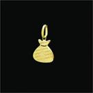 Pingente saco da fortuna/dinheiro em ouro 18k