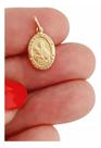 PINGENTE SANTA LUZIA EM OURO 18K 750 (cod7y)
