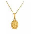 PINGENTE SANTA LUZIA EM OURO 18K JOIA MACIÇA (cod035y)
