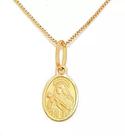 PINGENTE SANTA RITA DE CÁSSIA EM OURO 18K (cod035y)