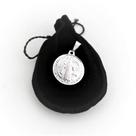 Pingente São Bento 20mm Folheado Prata Pi105 Pingente São Bento 20mm Folheado Prata Pi105