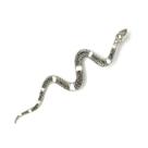 Pingente Serpente Cobra Marcassitas e Madrepérola Prata 925