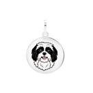 Pingente Shih Tzu Coleção Estimação em Prata 925 Preto