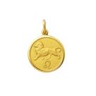 Pingente Signo do Zodíaco Mini Qualquer Signos Ouro 18K K080