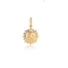 Pingente Sol Dupla face Ouro 18 k Peso 1.50 Gramas 16 mm