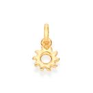 Pingente sol folheado a ouro 542624 Rommanel