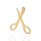 Pingente Tesoura Cabeleireira Em Ouro 18k Pingente Tesoura Cabeleireira Em Ouro 18k