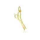 Pingente Tesoura Ouro Amarelo 18kl Modelo 02