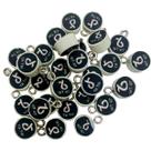 Pingente TikTok 10mm em pvc montar criar pulseiras colar bijus divertidas 20 uni
