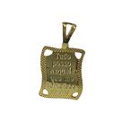 Pingente Torcido Tudo Posso - Banhado a Ouro 18k