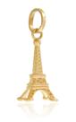 Pingente Torre Eiffel Paris Mini Em Ouro 18k Berloque