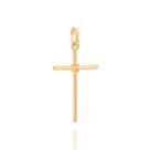 Pingente Unisex Cruz Banhado a Ouro 18k 540180 Pingente Unisex Cruz Banhado a Ouro 18k 540180