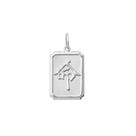 Pingente Vida Ideograma Chines Ouro 18K FDPK130