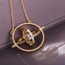 Pingente Vira-Tempo Harry Potter Hermione Item De Fã Prisioneiro de Azkaban Dourado Geek Promo