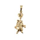 Pingente Xangô Imagem 3,3 cm Dourado