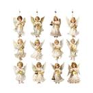 Pingentes De Anjo Brancos De Madeira Vintage 12 24 36 Peças Suprimentos Para Decoração De Árvore De Pingentes De Anjo Brancos De Madeira Vintage 12 24 36 Peças Suprimentos Para Decoração De Árvore De