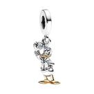 Pingentes De Charme Da Disney Para Mulheres, Donald Duck E Minnie, Compatíveis Com Pulseiras E