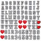 Pingentes De Letras Do Alfabeto Para Sapatos 40/80 Peças, Decoração DIY Para Crocs, Acessórios De