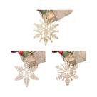 Pingentes De Madeira De Natal 6PCS, Ornamentos Suspensos Em Forma De Flocos De Neve, Decorações De Pingentes De Madeira De Natal 6PCS, Ornamentos Suspensos Em Forma De Flocos De Neve, Decorações De