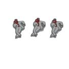 Pingentes de Malandro Zé Pilintra - 3cm - 7 unidades