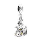 Pingentes De Prata Esterlina 925 Do Mickey Mouse E Minnie Para Pulseira Original E Colar DIY