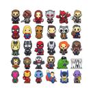 Pingentes De PVC De Super-Heróis Da Marvel, 30 Peças, Acessórios De Sandálias De Desenho Animado