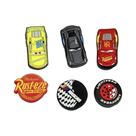 Pingentes De PVC Para Calçados Lightning McQueen, 6 Peças, Carros De Desenho Animado, Acessórios DIY
