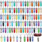 Pingentes de quartzo hexagonais Charm Hicarer, 100 unidades, 4x1 cm Pingentes de quartzo hexagonais Charm Hicarer, 100 unidades, 4x1 cm