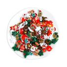 Pingentes De Resina Kawaii Para O Natal, 10-200 Peças, Para Brincos, Chaveiros, Joias E Decorações