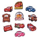 Pingentes De Sapato Para Crianças Com Tema De Carros, 10 Peças, Para Crocs, Bogg Bag, Chinelos Bolha
