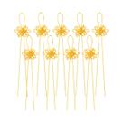 Pingentes De Seda Multicoloridos Com Franjas 10pcs Ornamentos De Nó Chinês Para Cortinas DIY