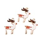 Pingentes De Sino De Natal 10 Peças 16x21mm Esmaltados DIY Para Pulseiras, Pingentes, Brincos E