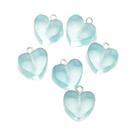 Pingentes Transparentes De Resina Em Formato De Pêssego, 10 Peças, Pingentes Planos Para Decoração