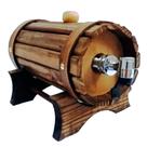 Pingômetro Adega Barril Tonel em Madeira Decor de Cachaça - Vinho