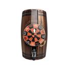 Pingômetro Barril Decorativo Com Roleta Spin Pinga Cachaça com Torneira em MDF Grife de Boteco