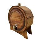 Pingômetro Tampa de Barril Decorativo Rústico Pinga Cachaça Boteco com Torneira em MDF