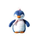 Pinguim de pelúcia usando cachecol para crianças de 25 cm Pinguim de pelúcia usando cachecol para crianças de 25 cm
