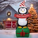 Pinguim inflável de Natal de 183 cm GIFTFIND com luzes LED