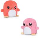 Pinguim Plushmate TeeTurtle Reversível 9cm - Olhos Happy Pink