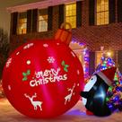 Pinguins de Natal infláveis de Onory Push Christmas Bell 4FT