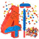 Pinhata Bonafonso Número 4 Tema de Aranha 41 cm com Bastão