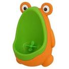 Pinico Mictório Troninho Infantil Menino Bebe Sapinho Sapo Verde/Laranjado