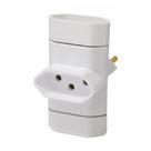 Pino 3 Saidas 2 Polos+Terra Perlex Branco 345Br Pino 3 Saidas 2 Polos+Terra Perlex Branco 345Br