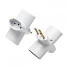 Pino 3 Saidas Flp 2 Polos+Terra 10A. Branco - Kit C/10 Pecas Pino 3 Saidas Flp 2 Polos+Terra 10A. Branco - Kit C/10 Pecas