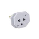 Pino Adaptador 10A Branco - Force Line