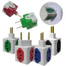 Pino adaptador cubo quadruplo 10a colorido