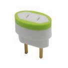 Pino Adaptador Daneva 2 Polos 10A. Chato Para Redondo - 1549 - Kit C/12 Pecas