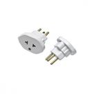 Pino Adaptador Flp Universal 2 Polos+Terra 10A. Branco - Kit C/10 Pecas Pino Adaptador Flp Universal 2 Polos+Terra 10A. Branco - Kit C/10 Pecas