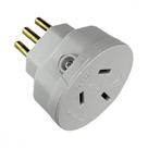 Pino Adaptador Ilumi 3 Polos Chatos Para 2 Polos+Terra 20A. Cinza - 1216Pct - Kit C/10 Pecas Pino Adaptador Ilumi 3 Polos Chatos Para 2 Polos+Terra 20A. Cinza - 1216Pct - Kit C/10 Pecas